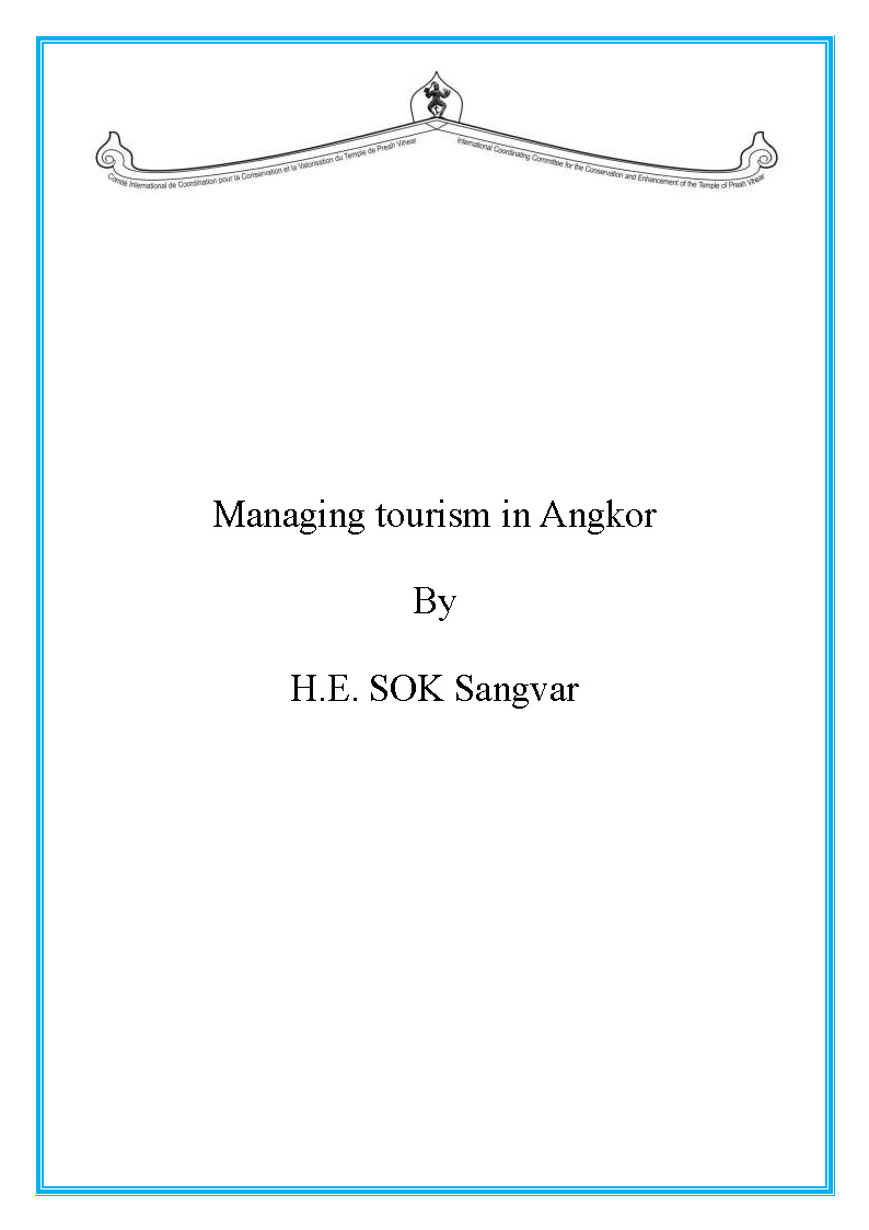 Managing tourism in Angkor